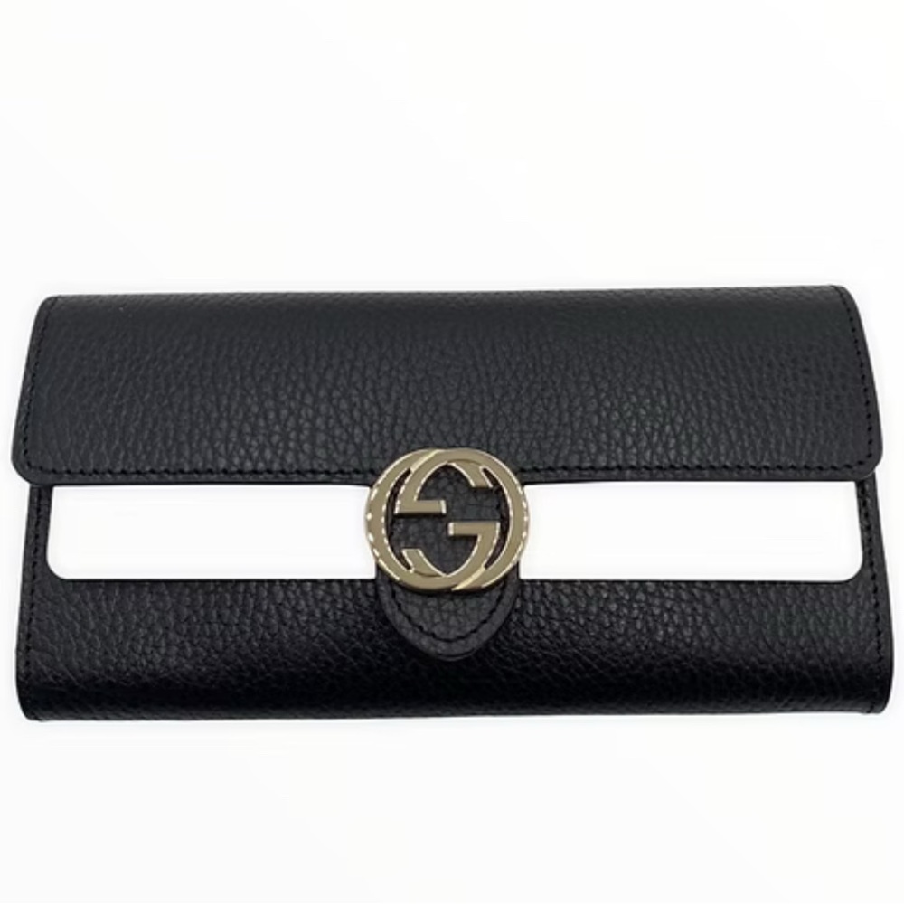 Gucci Black Leather Wallet